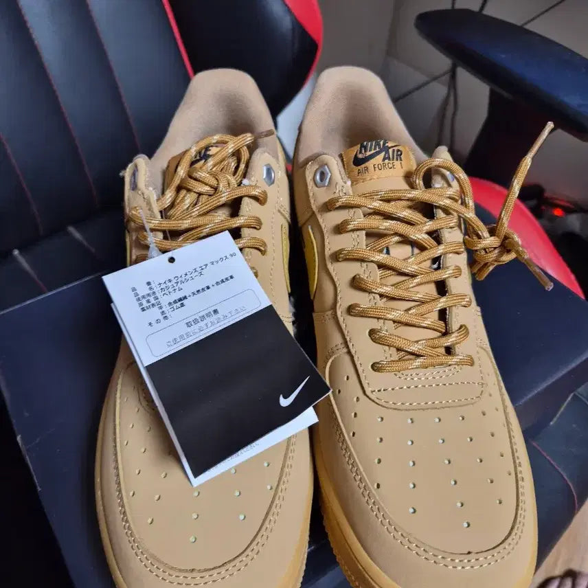 [BUNJANG] Nike Air Force 1 '07 'Wheat' Sneakers (Size 265) / 나이키 된장포스 265 새상품