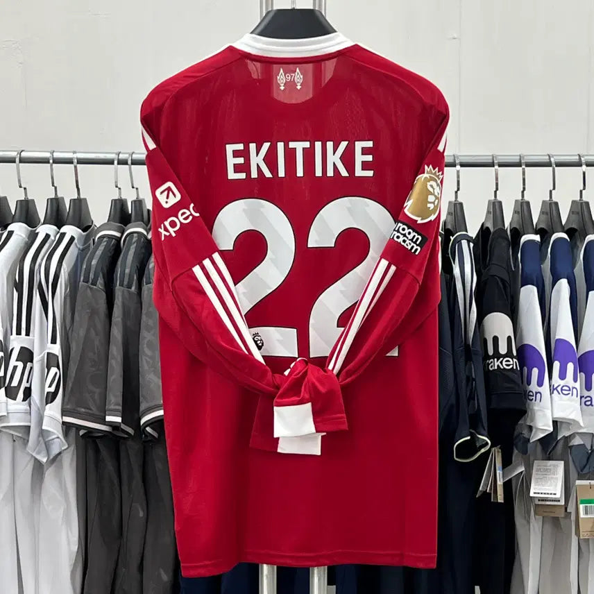 [BUNJANG] 25/26 Liverpool Home No. 22 Ekiteke Uniform / 25/26 리버풀 홈 No.22 에키티케 유니폼