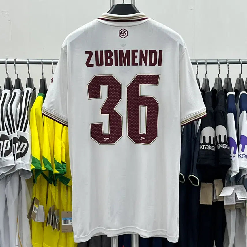 [BUNJANG] Arsenal 25/26 Third No. 36 Zubimendi Football Jersey / 25/26 아스날 써드 No.36 수비멘디 유니폼