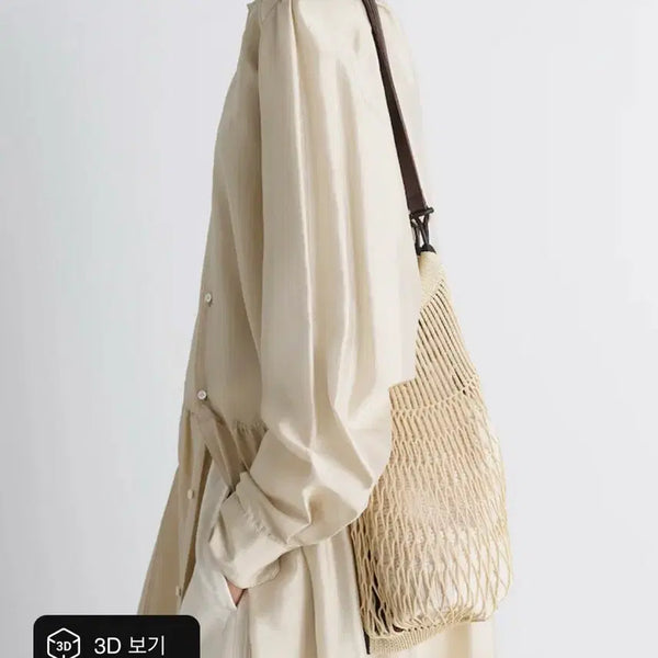 [BUNJANG] Lemaire Felt Net Bag Medium / (새상품) 르메르 필트 네트백 미디움