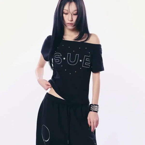[BUNJANG] SETUP EX SUE Wide Neck Top / 셋업이엑스이 SUE WIDE NECK TOP