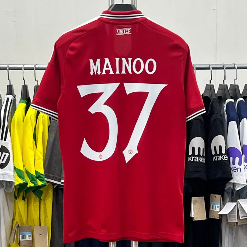 [BUNJANG] Manchester United 26/27 Home Kit #37 Mainoo / 26/27 맨체스터 유나이티드 홈 No 37 마이누 유니폼