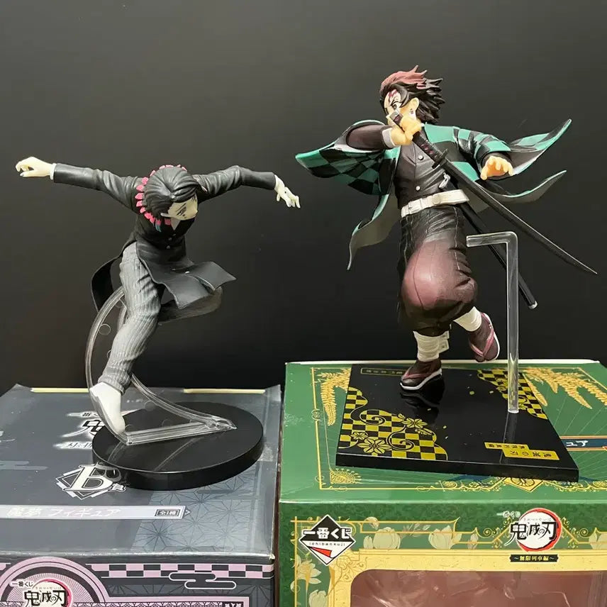 [BUNJANG] Demon Slayer Tanjiro B Prize & Enmu B Prize Figure Bundle Set / 일괄판매 귀멸의 칼날 피규어 탄지로B상 엔무 B상 귀멸의칼날 무한열차