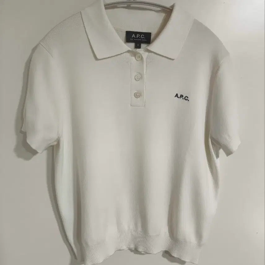 [BUNJANG] A.P.C. Short Sleeve Knit Ivory / S 아페쎄 반팔니트 아이보리