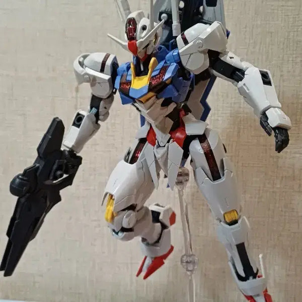 [BUNJANG] Full Mechanics (FM) Gundam Aerial - 1/100 Scale - Bandai Original - Assembled - Unused Decals / 풀메카닉스(FM) 에어리얼 건담 가조립 (반다이 정품, 풀구성 / 미사용 데칼)