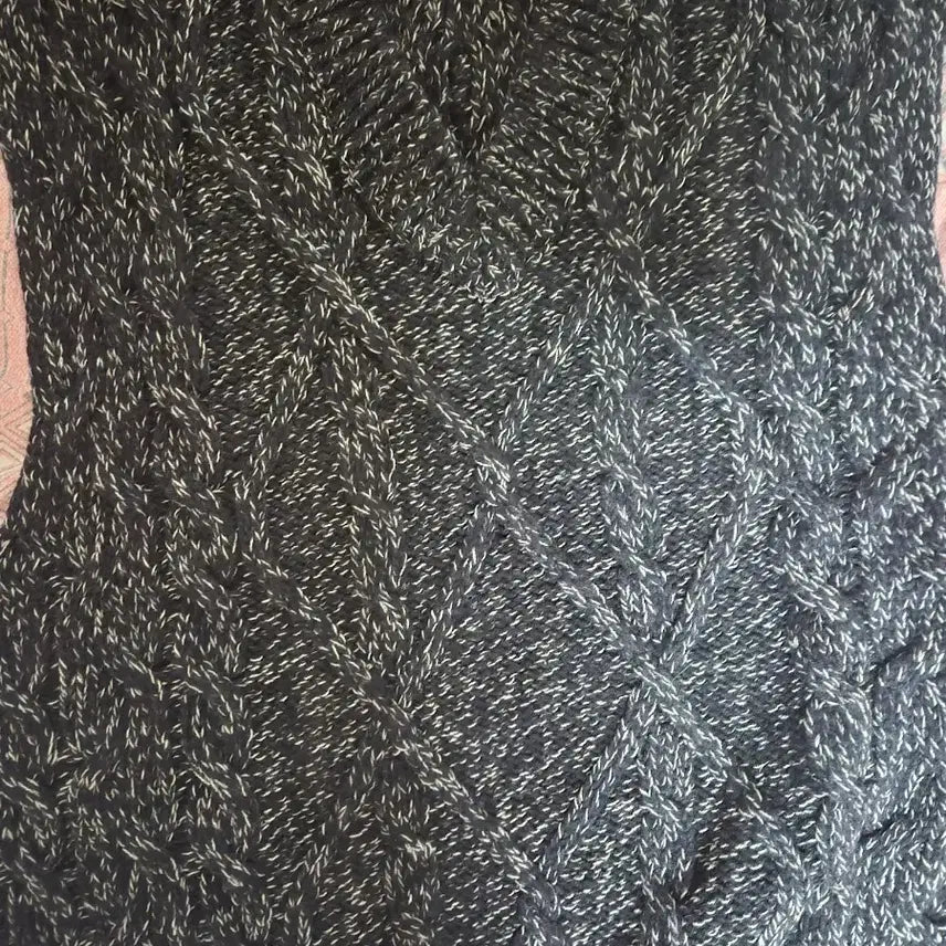 [BUNJANG] Ellume Cable Knit Vest Size 48 / 엘무드 케이블니트 베스트 48