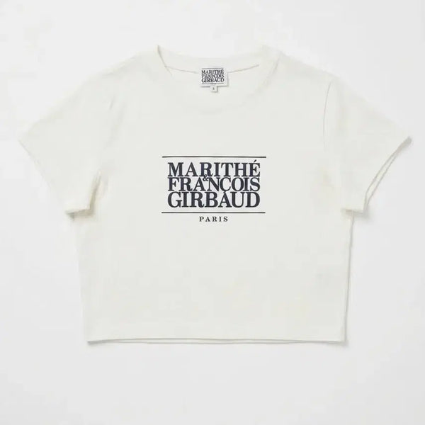 [BUNJANG] Marithe Francois Girbaud Women's Short Sleeve T-Shirt / 여성S/ 마리떼 프랑소와 저버 반팔 티셔츠 빈티지킹