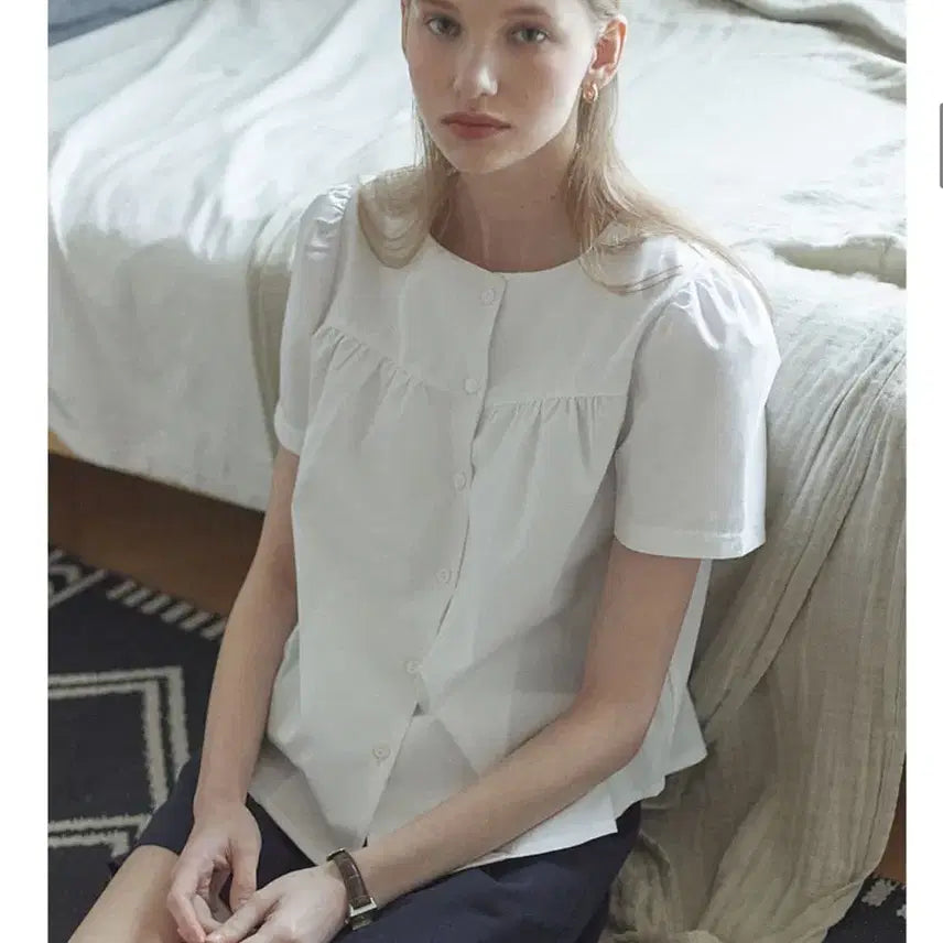 [BUNJANG] Nonlocal Blouse Free Size / 논로컬 블라우스 free사이즈