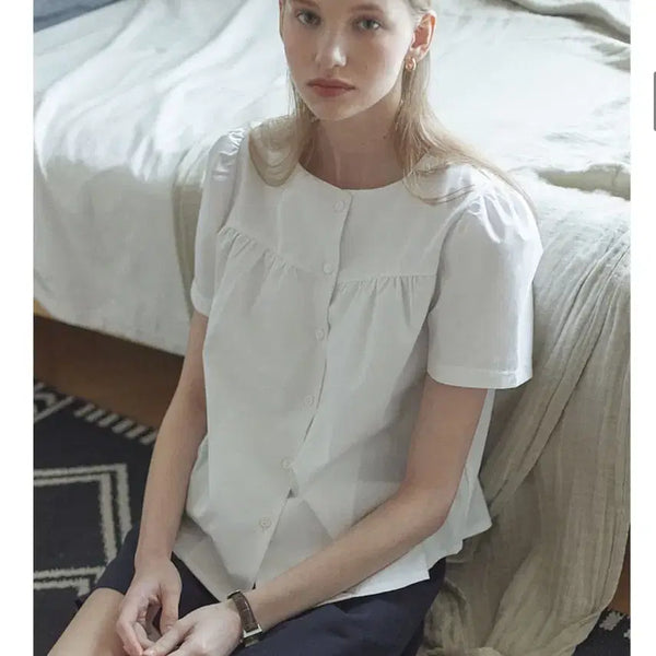 [BUNJANG] Nonlocal Blouse Free Size / 논로컬 블라우스 free사이즈