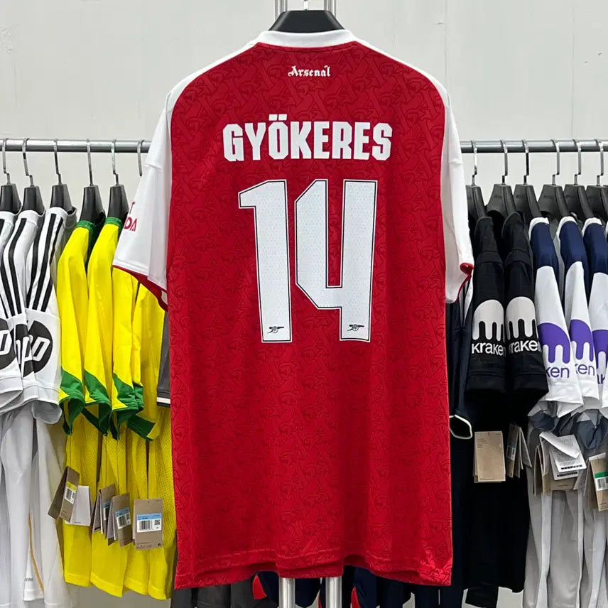 [BUNJANG] Arsenal 2025/26 Home Victor Osimhen #14 Jersey / 25/26 아스날 홈 No 14 빅토르 요케레스 유니폼