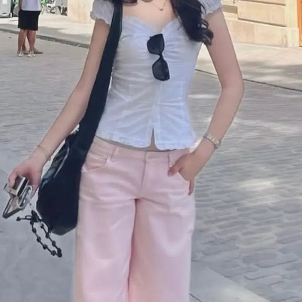 [BUNJANG] Brandy Melville Sleeveless Blouse / 브랜디멜빌 블라우스 나시