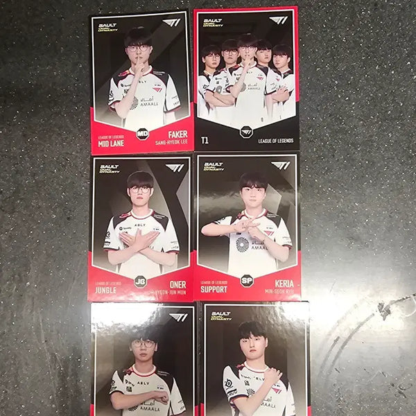 [BUNJANG] T1 Homeground Vault Trading Card (Black Version) / T1 홈그 Bault 트레이딩 카드(검정 버전)