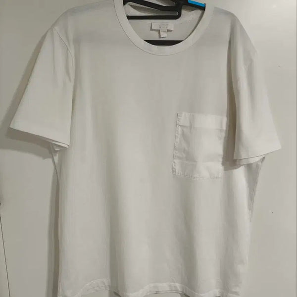 [BUNJANG] EURL Pocket Short-Sleeve T-Shirt White / EUR L 코스 포켓 반팔티셔츠 화이트