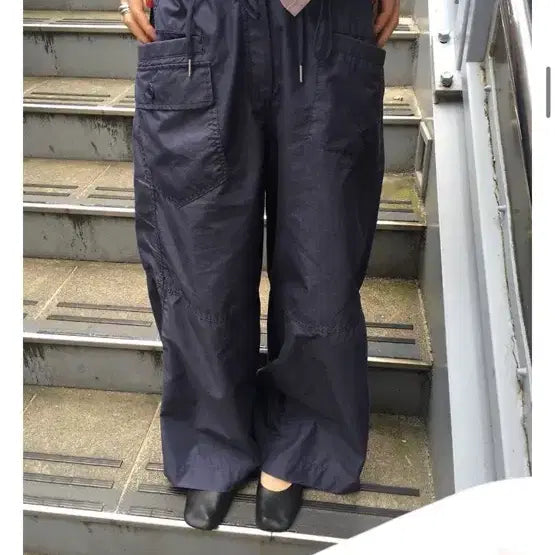 [BUNJANG] B.L.E.A.T Cold Cargo Pants Navy / 브리드 콜드 카고팬츠 네이비