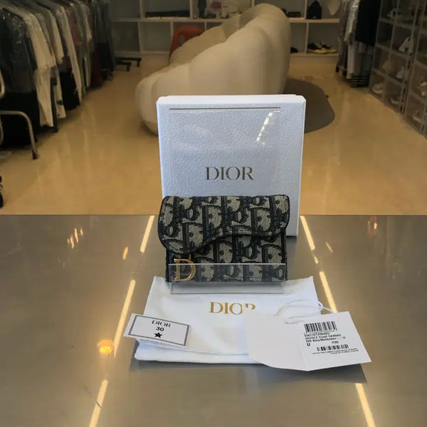 [BUNJANG] Dior Oblique Saddle Card Holder / 디올 오블리크 새들 카드지갑