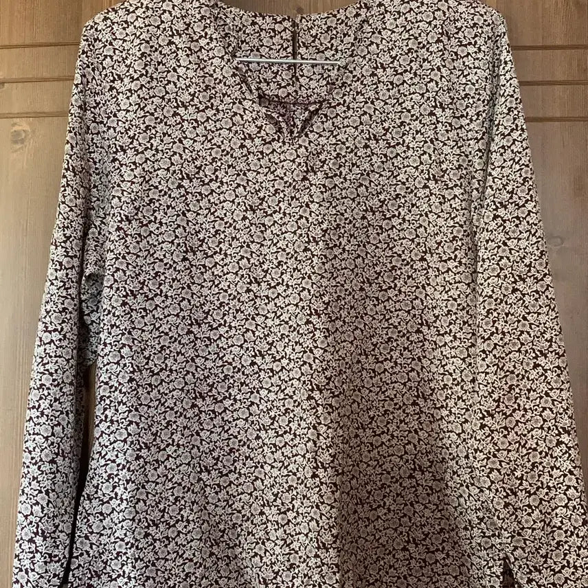 [BUNJANG] Vintage Japanese Floral Blouse / 일본 빈티지 화이트 플로럴 블라우스