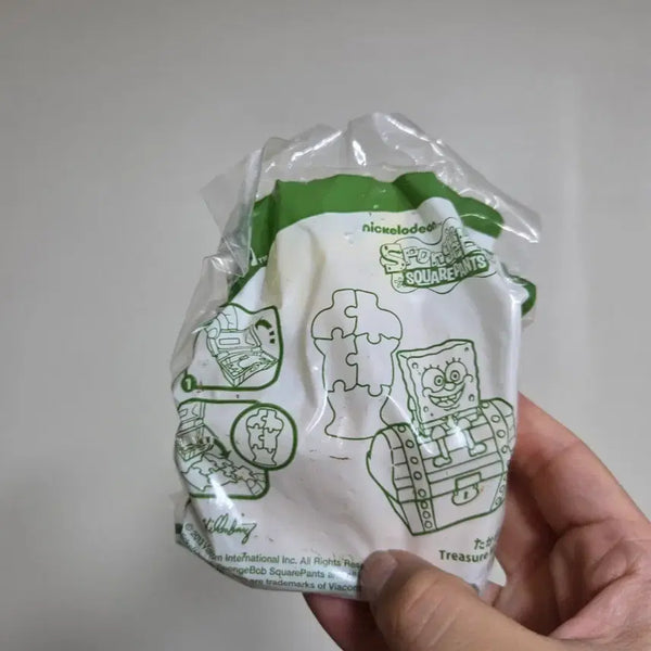 [BUNJANG] Vintage Japanese McDonald's Happy Meal SpongeBob Treasure Hunt Figure / 일본 빈티지 토이 캐릭터 굿즈 피규어 고전 만화 인형 맥도날드 해피밀 스펀지밥 보물찾기
