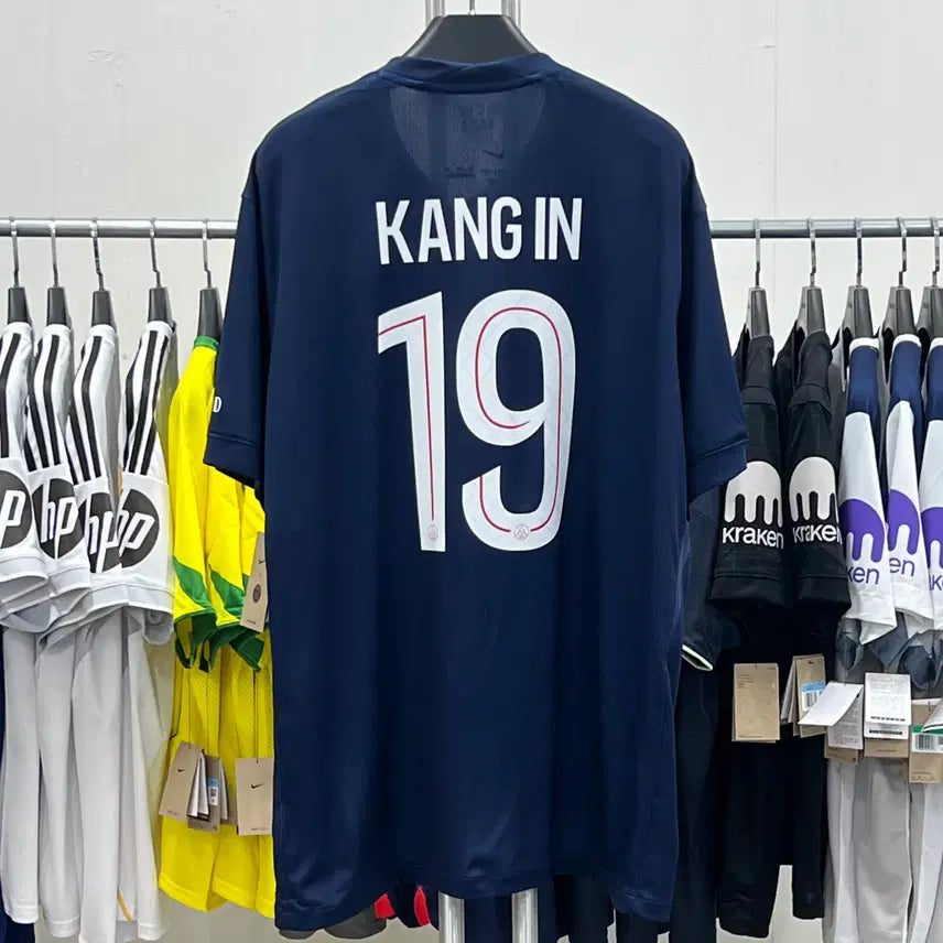 [BUNJANG] Paris Saint-Germain 2025/26 Home Lee Kang-in #19 Authentic Football Jersey / 25/26 PSG 파리생제르망 홈 No 19 이강인 유니폼