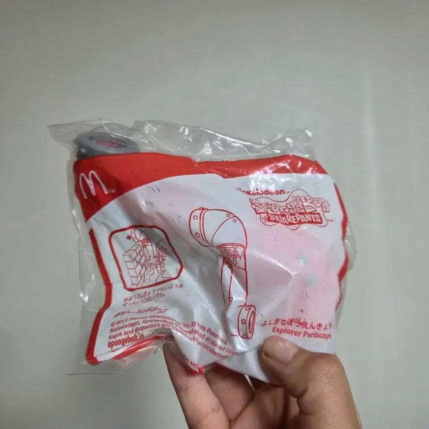 [BUNJANG] Vintage McDonald's Happy Meal SpongeBob Telescope Figure / 일본 빈티지 토이 캐릭터 굿즈 피규어 고전 만화 인형 맥도날드 해피밀 스펀지밥 망원경