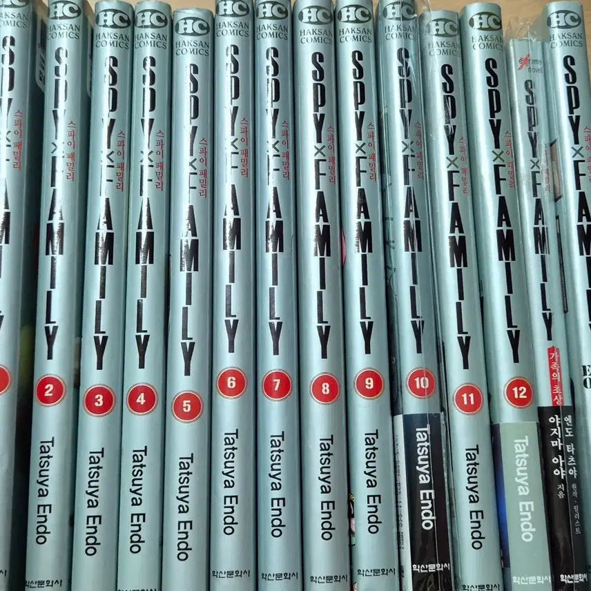 [BUNJANG] Spy x Family Complete Set Volumes 1-12 (Includes Fanbook, Novel Version) / (일괄)스파이패밀리 1권~12권 (팬북, 소설판포함)
