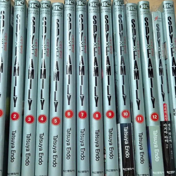 [BUNJANG] Spy x Family Complete Set Volumes 1-12 (Includes Fanbook, Novel Version) / (일괄)스파이패밀리 1권~12권 (팬북, 소설판포함)
