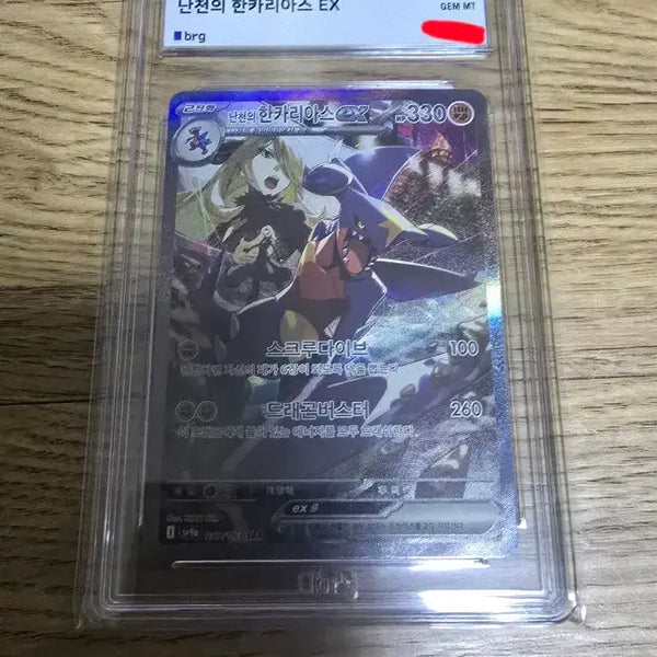 [BUNJANG] Pokemon Card Iris's Garchomp SAR BRG 10 / 포켓몬카드 난천의 한카리아스 SAR BRG 10