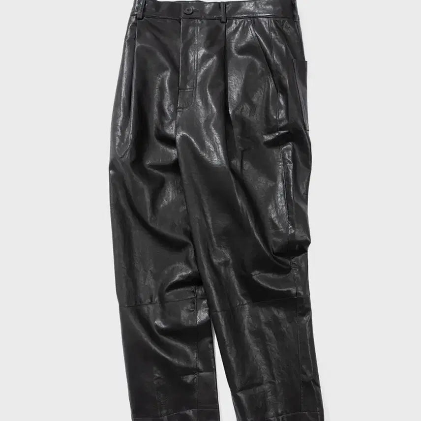 [BUNJANG] Eunoia Leather Pants Black L / 유노이아 레더 팬츠 블랙 L 새상품 급처