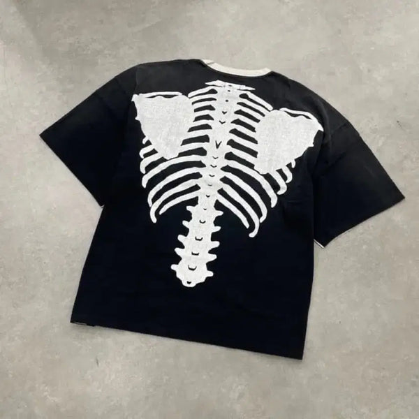 [BUNJANG] Capitan Bone T-Shirt Black / 캐피탕 본 티셔츠
