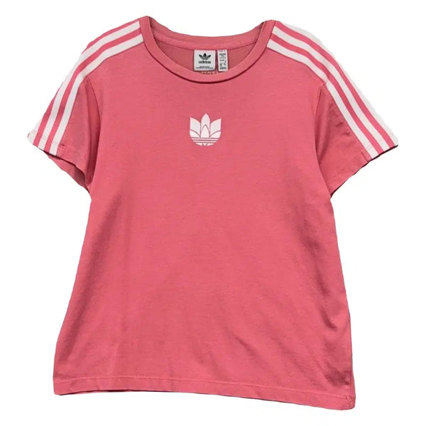 [BUNJANG] Adidas Printing Pink T-Shirt XS / 아디다스 프린팅 핑크 반팔티 XS