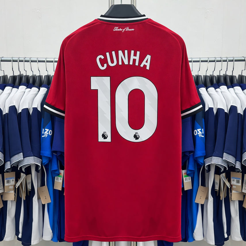 [BUNJANG] 25/26 Manchester United No. 10 Cunha Jersey / 25/26 맨체스터 유나이티드 NO.10 쿠냐 유니폼