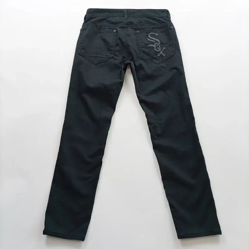 [BUNJANG] MLB Black Slim Fit Denim Pants Size 28 / MLB 청바지 사이즈28 슬림 흑청 캐주얼 여자 여성 데님팬츠 B1664