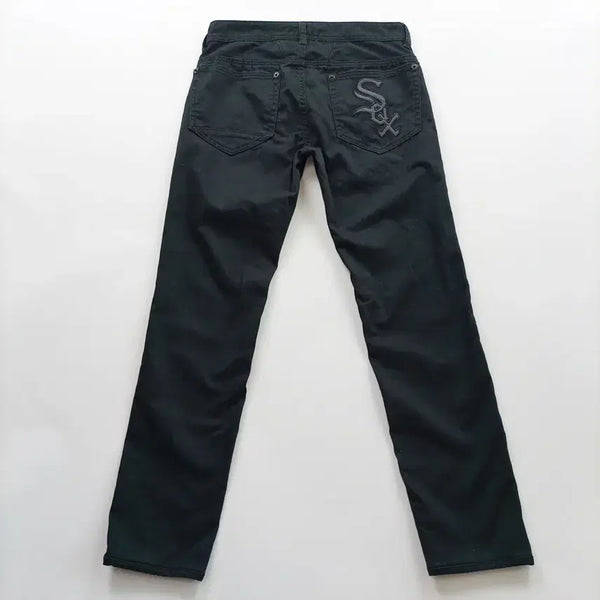 [BUNJANG] MLB Black Slim Fit Denim Pants Size 28 / MLB 청바지 사이즈28 슬림 흑청 캐주얼 여자 여성 데님팬츠 B1664