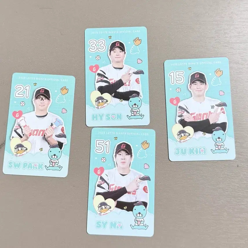 [BUNJANG] Lotte Giants Bonobono Photocard / 롯데자이언츠 보노보노포토카드 양도
