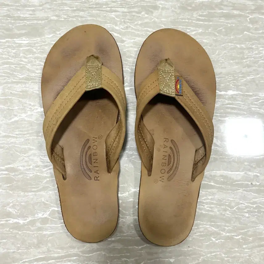 [BUNJANG] Rainbow Sandals Single Layer Sierra Brown Women's M (235-245) / 레인보우샌들 여성 M 235-245