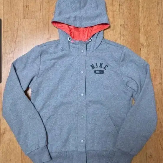 [BUNJANG] Nike Reversible Hooded Jacket Grey/Orange (Waterproof) / (백화점판 정품/새상품급) 나이키 리버시블 양면 후드집업 그레이/오렌지(우븐 방수) 자켓, 95/66사이즈