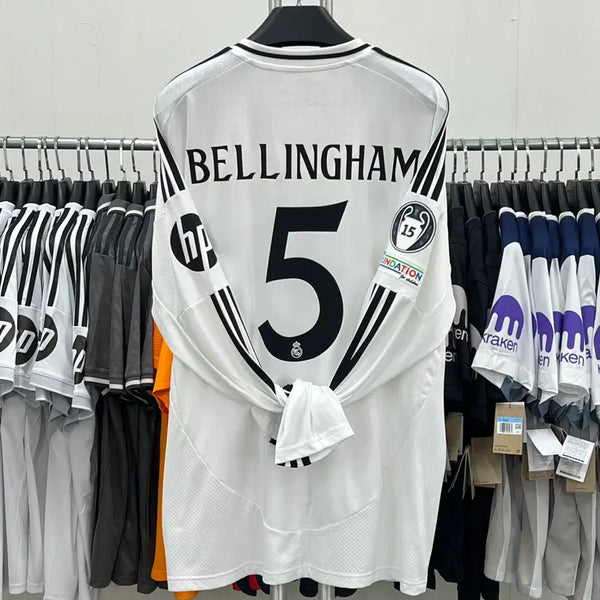 [BUNJANG] Real Madrid 24/25 Home Jude Bellingham #5 Jersey / 24/25 레알 마드리드 홈 NO.5 주드 벨링엄 유니폼