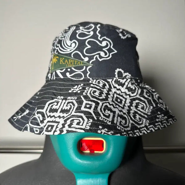 [BUNJANG] Capital Bandana Patchwork Bucket Hat / 캐피탈 반다나 패치워크 버킷 햇