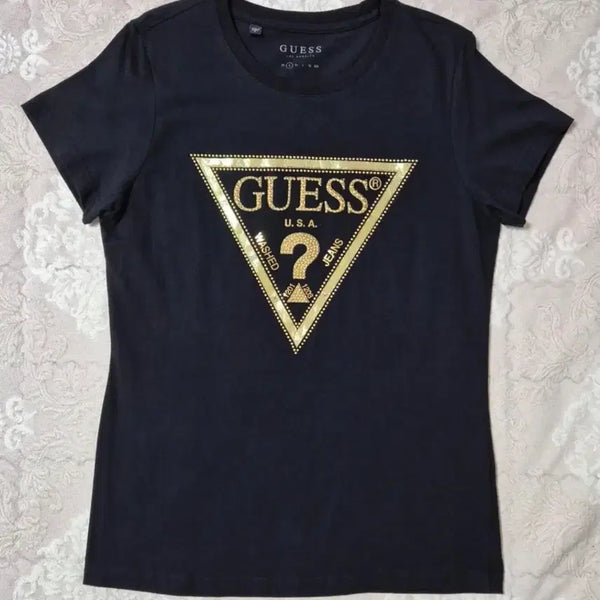 [BUNJANG] Guess Short Sleeve T-Shirt Black / 게스 반팔티