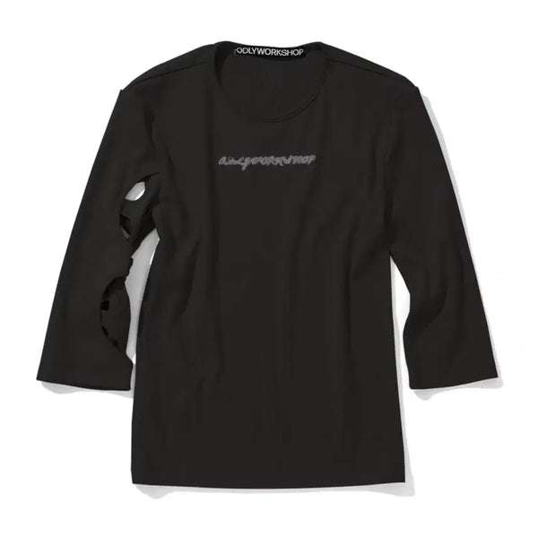 [BUNJANG] Odlyworkshop Three-Quarter Cut Out T-Shirt / 오들리워크샵 쓰리쿼터 컷아웃 티 odlyworkshop