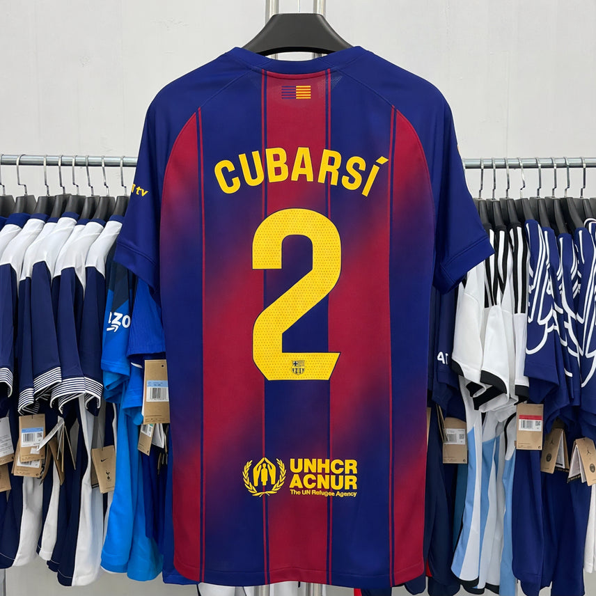 [BUNJANG] FC Barcelona 2025/26 Pau Cubarsí Jersey / 25/26 바르셀로나 NO.2  파우 쿠바르시 유니폼
