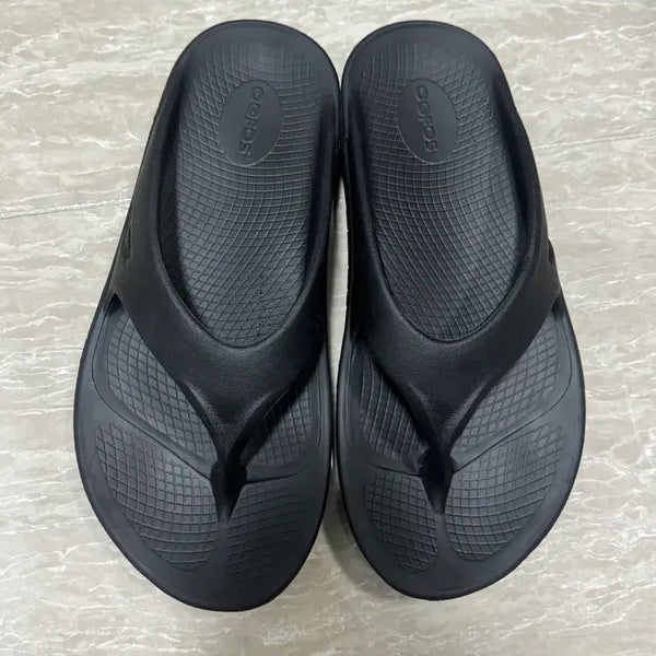 [BUNJANG] OOFOS EU41 (M8-W10) Black Sandals / 우포스 EU41 (M8-W10) 블랙 1회 착용