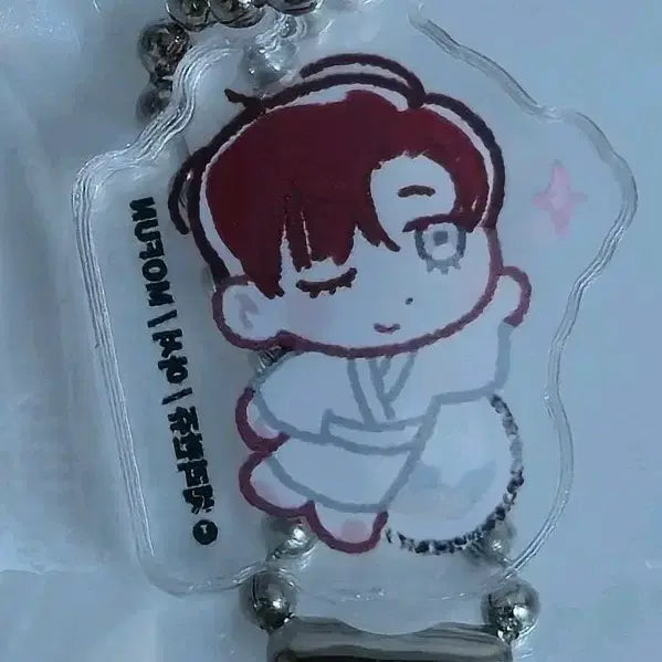 [BUNJANG] Mofun Pearl Mini Acrylic Keychain / 모펀 펄 미니 아크릴 키링