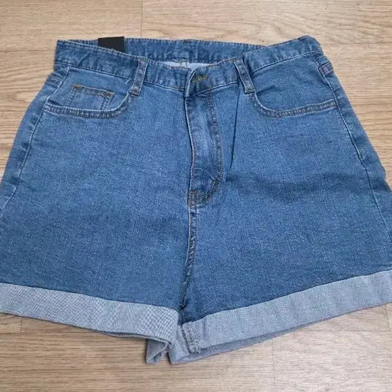 [BUNJANG] Ablley Rolled-Up Denim Shorts / [일반택포값] 에이블리 청바지 롤업 반바지