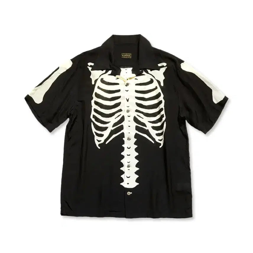 [BUNJANG] Kapital Bone Shirt Black / 캐피탈 본 셔츠