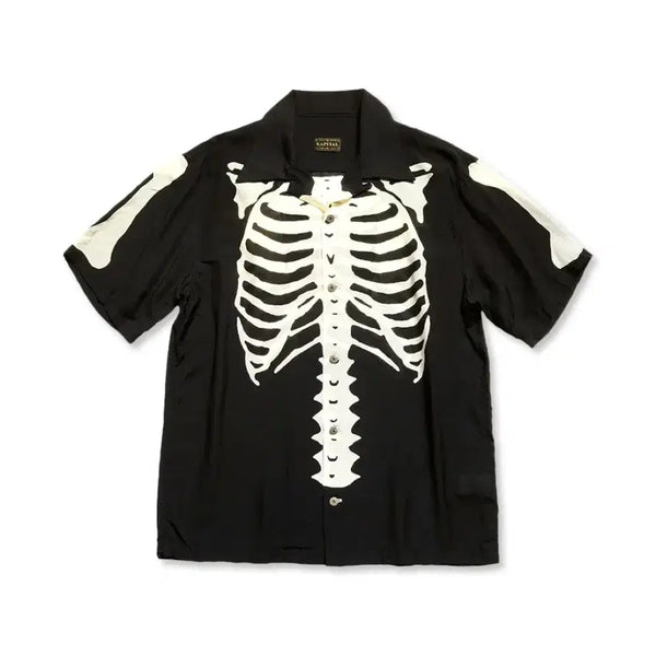 [BUNJANG] Kapital Bone Shirt Black / 캐피탈 본 셔츠