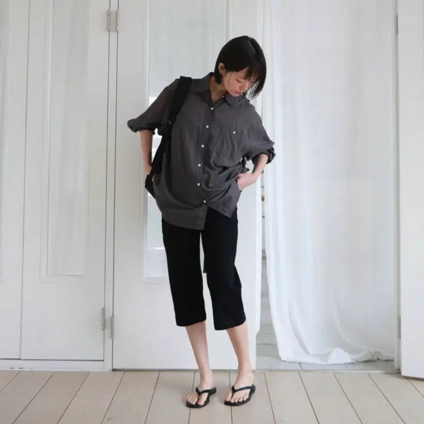 [BUNJANG] The Butter Cream 7/10 Sleeve Pants - L / [새상품] 더버터크림 7부 팬츠 L