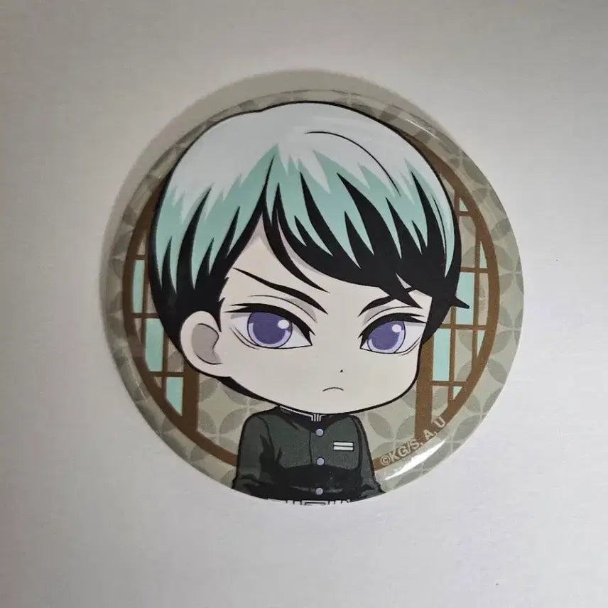 [BUNJANG] Demon Slayer Yushiro Can Badge / 귀멸의칼날 유시로 캔뱃지