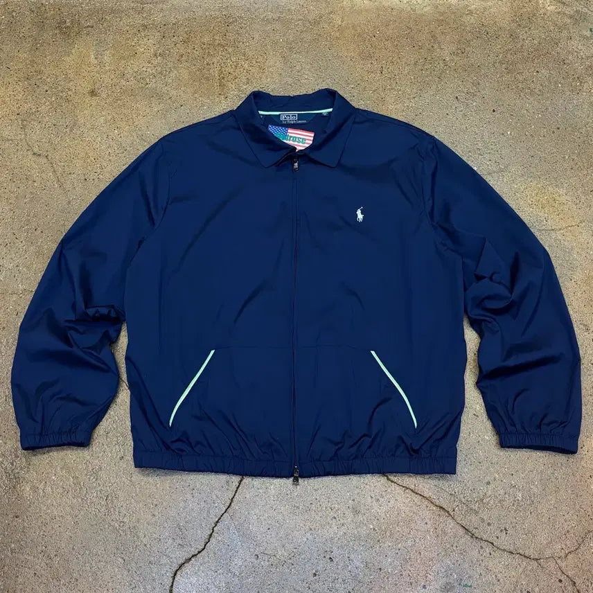 [BUNJANG] Polo Ralph Lauren Herringbone Swing Jacket / 새상품급 미국 빈티지 폴로랄프로렌 스윙자켓 스윙탑 헤링본자켓 바람막이