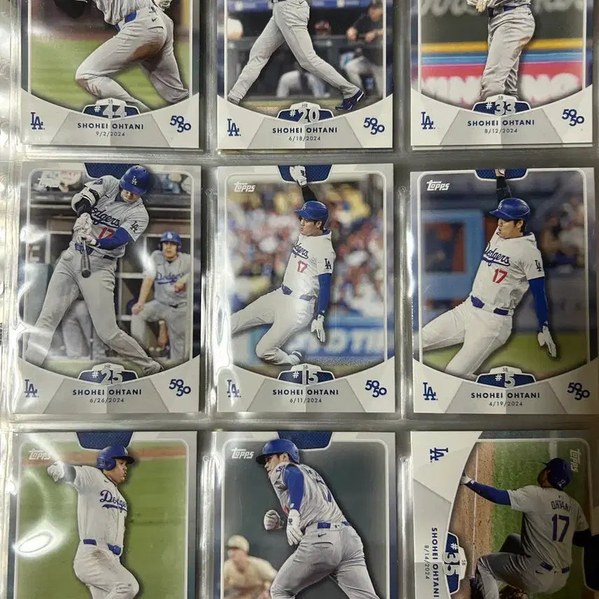[BUNJANG] Shohei Ohtani Baseball Cards 50/50 Set / 오타니 야구카드 50/50 판매