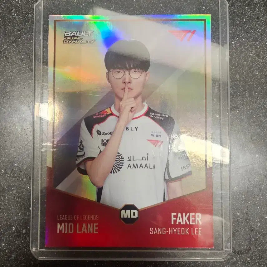 [BUNJANG] T1 Homeground Bault Trading Card Faker Rare / T1 홈그 Bault 트레이딩 카드 페이커 레어